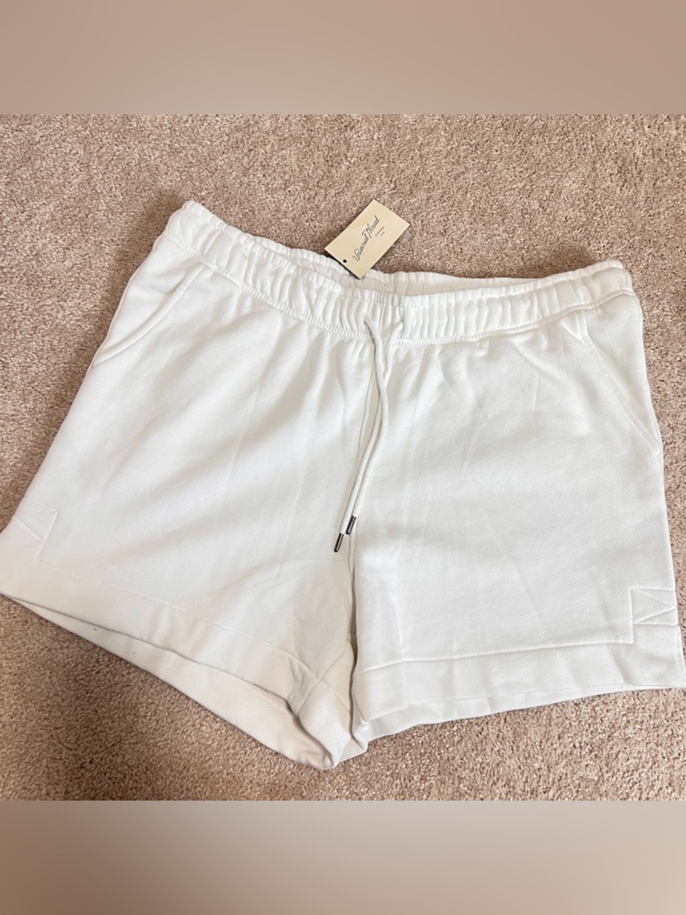 Universal Thread White French Terry Shorts XXL NWT